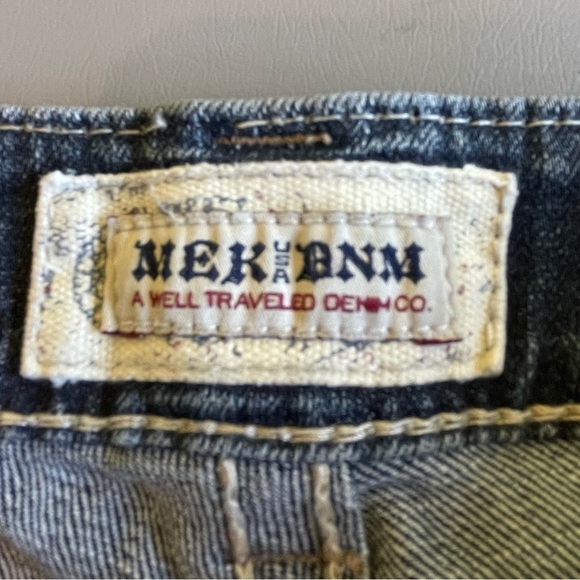 Mek Jeans Natalie Bootcut Light Factory Distressed – Size 25/30 - Picture 7 of 14